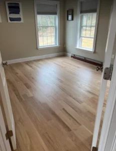bedroom hardwood floor refinishing