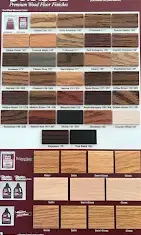 Dustless Hardwood Floors LLC Hardwood Flooring CT Wood finish samples and color swatches