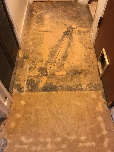 preparation before hardwood floor install