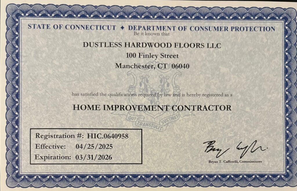 state of connecticut licence and award