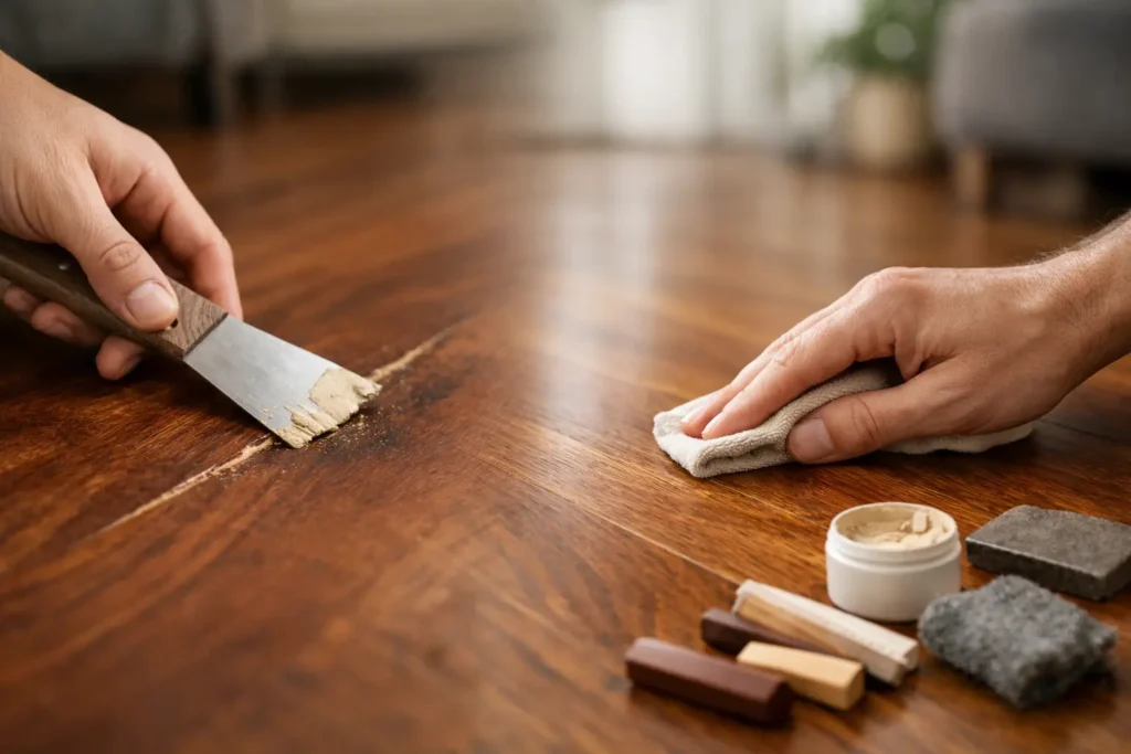 How to Fix Deep Scratches in Wood Floors