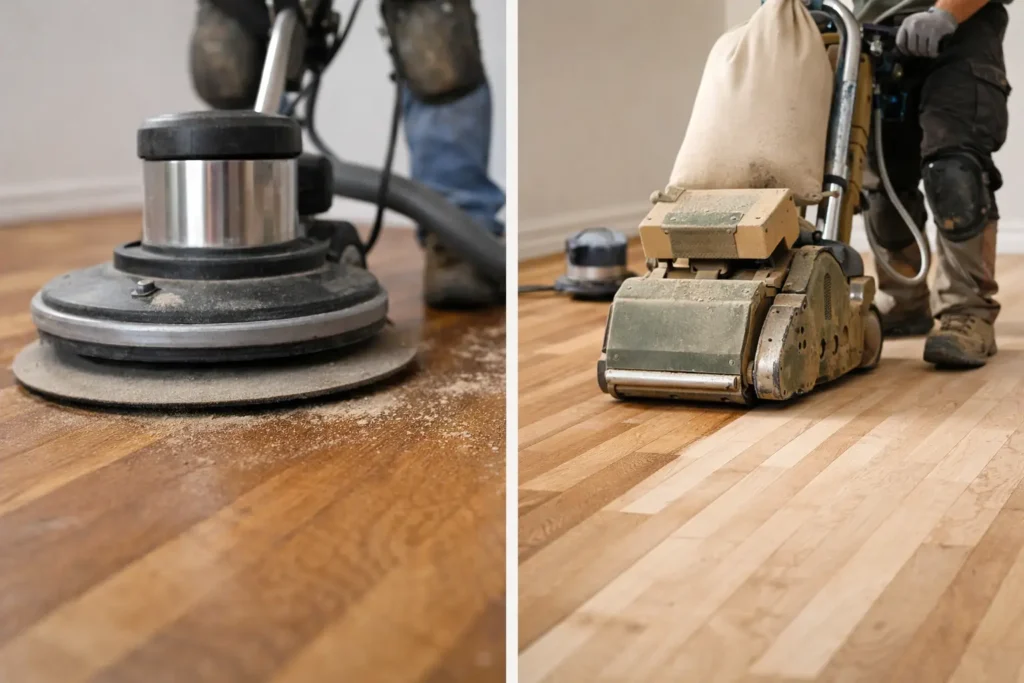 Screen and Recoat vs Full Refinishing