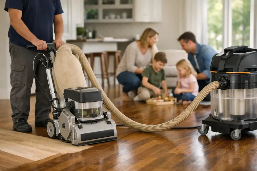 Dustless Refinishing for Busy Families