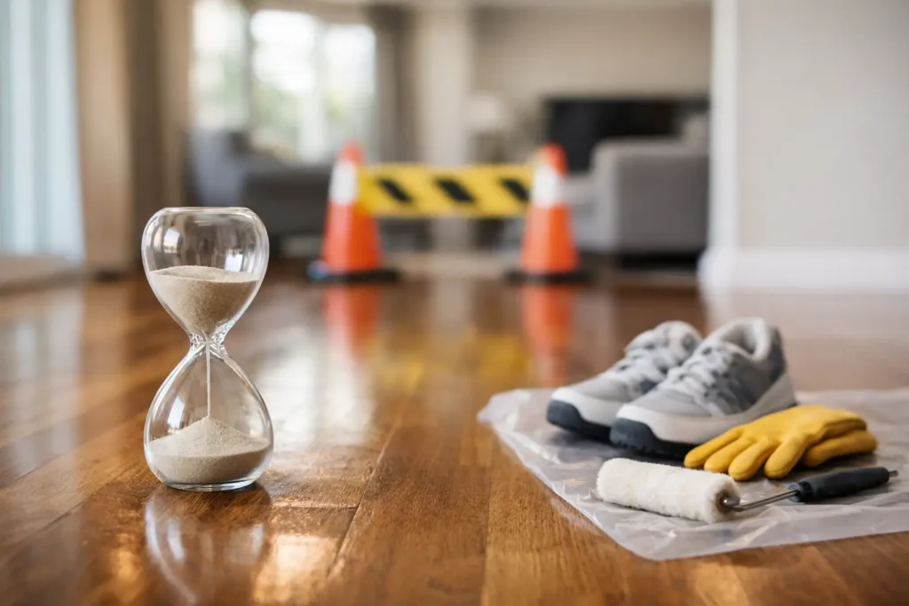How Long to Stay Off Refinished Floors