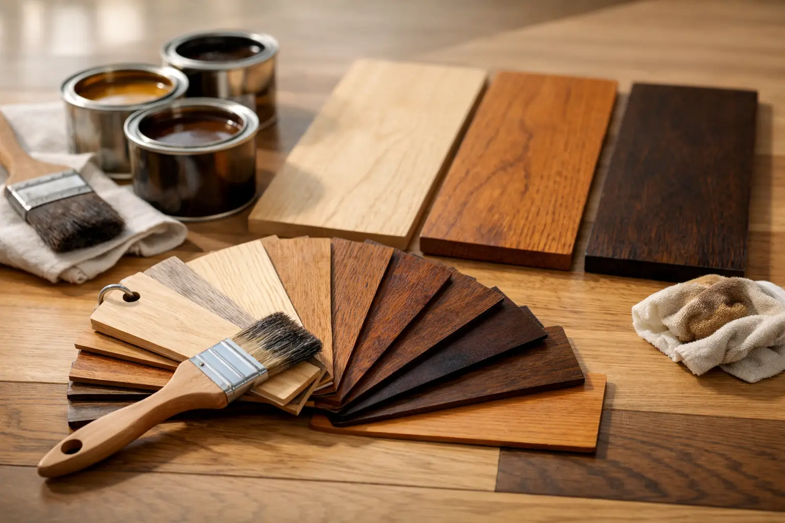 How To Choose Hardwood Stain - Dustless Hardwood Floors LLC