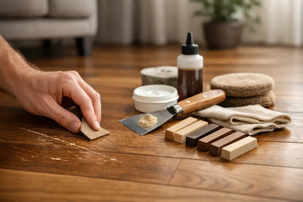 Hardwood Floor Scratches Repair Guide