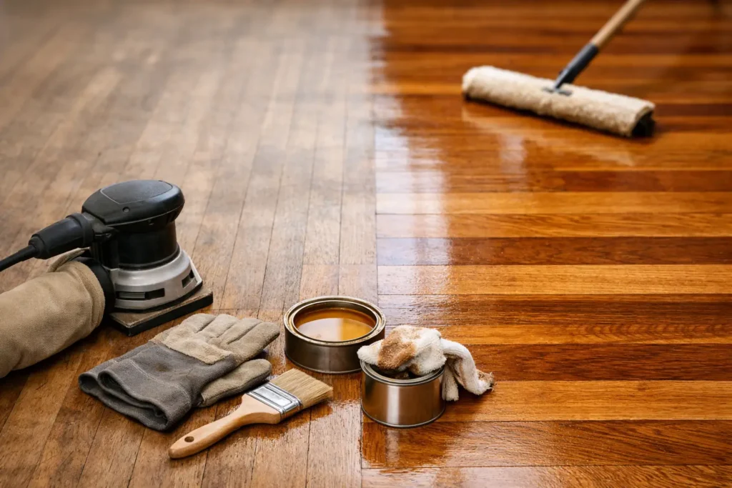 How to Fix Faded Hardwood Finish