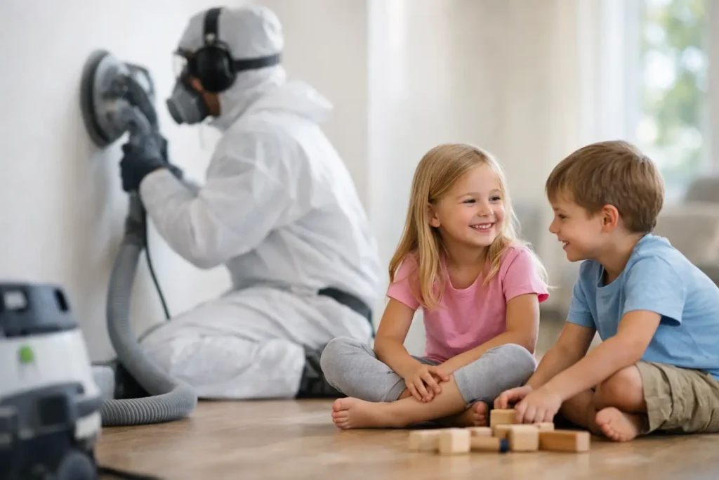 Is Dustless Sanding Safe for Children?