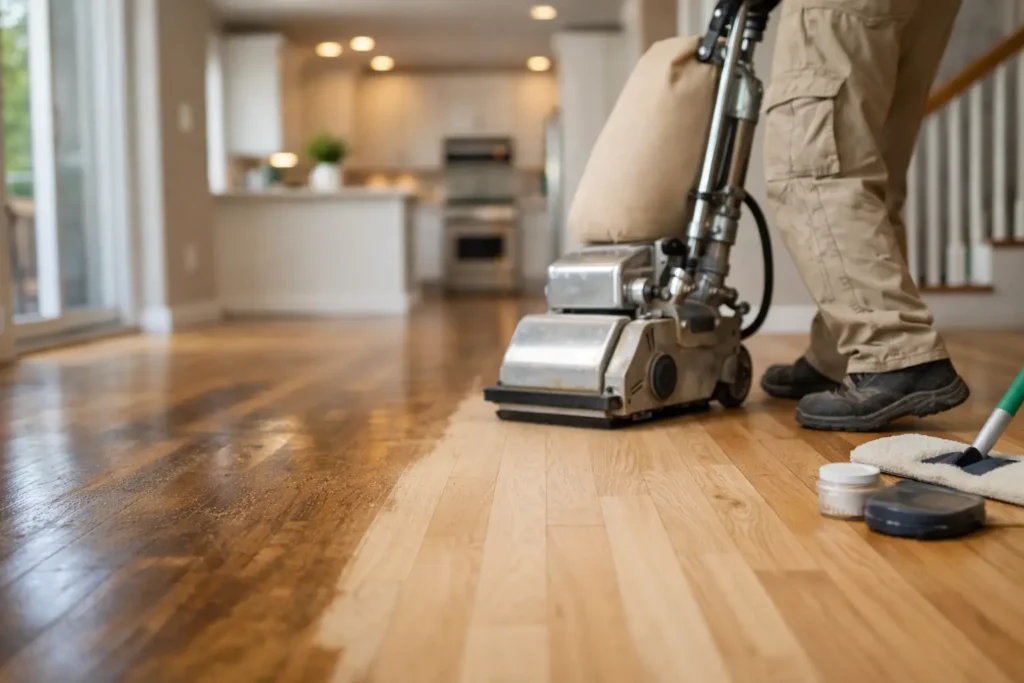 Manchester CT Floor Refinishing Done Clean