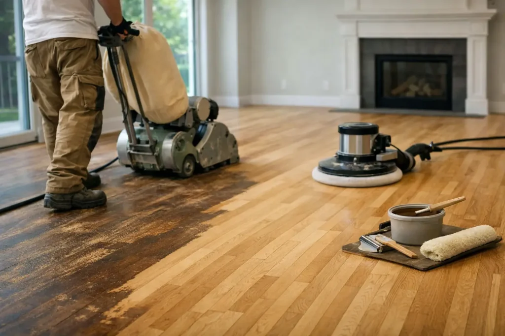 Wood Floor Refinishing Near Me in CT