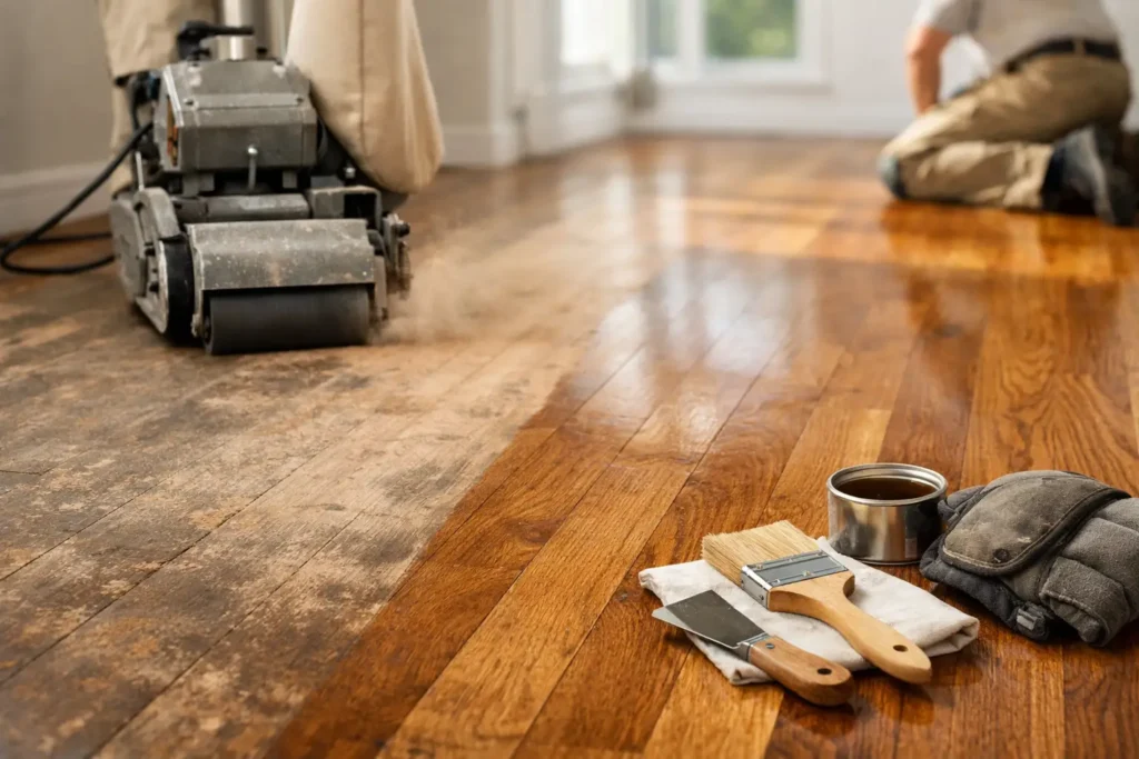 Glastonbury Wood Floor Restoration Done Right