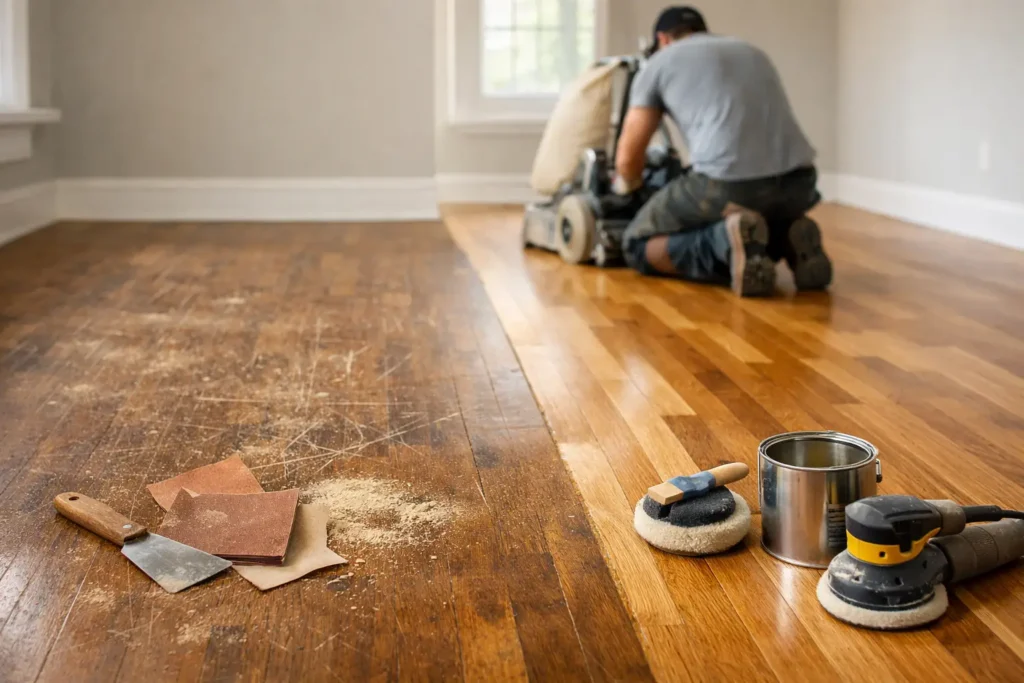 How to Refinish Scratched Hardwood Floors