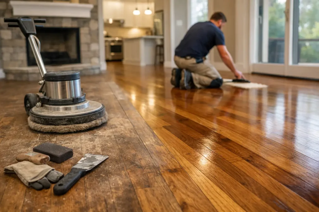 West Hartford Floor Restoration Example