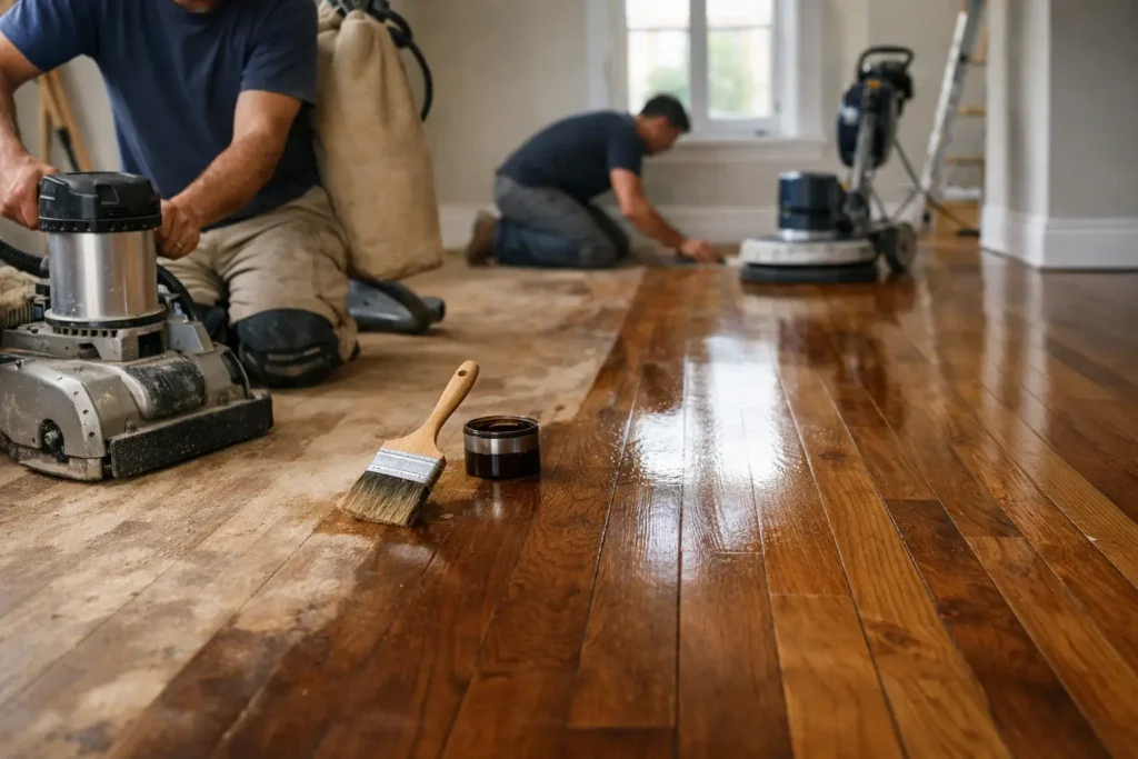 What a Wood Floor Restoration Service Should Do