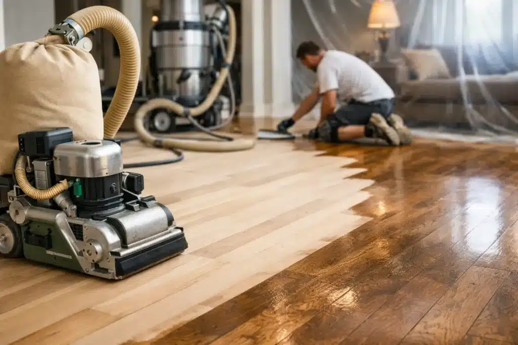 Dustless Hardwood Floor Refinishing Timeline for Occupied CT Homes