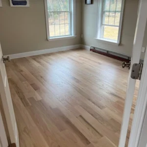 bedroom hardwood floor refinishing